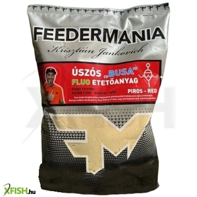 Feedermánia Úszós Busa Fluo Etetőanyag Piros 1000g