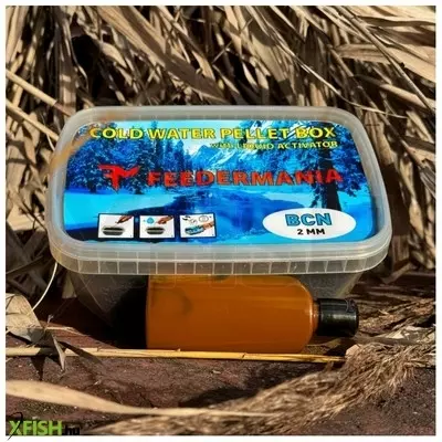 Feedermánia Cold Water Pellet Box 400 gr + Aroma Bcn 2mm
