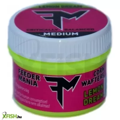 Feedermánia Corn Wafter Lemon Dream - Medium (12Szem/Tégely) Gumikukorica