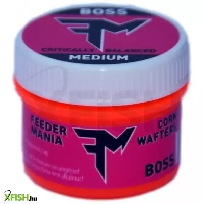 Feedermánia Corn Wafter Boss - Medium (12Szem/Tégely) Gumikukorica