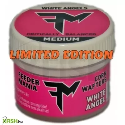 Feedermánia Corn Wafter White Angel Lebegő Gumikukorica - Medium (12Szem/Tégely)