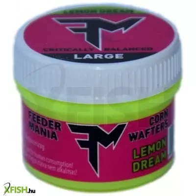 Feedermánia Corn Wafter Lemon Dream - Large (9Szem/Tégely) Gumikukorica