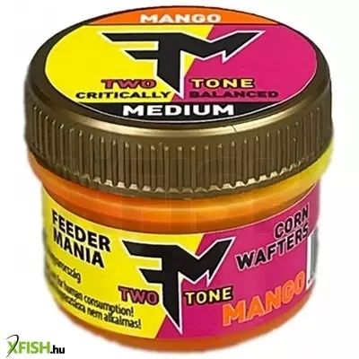 Feedermánia Corn Wafters Two Tone Gumikukorica - 9 szem/tégely Medium Mango