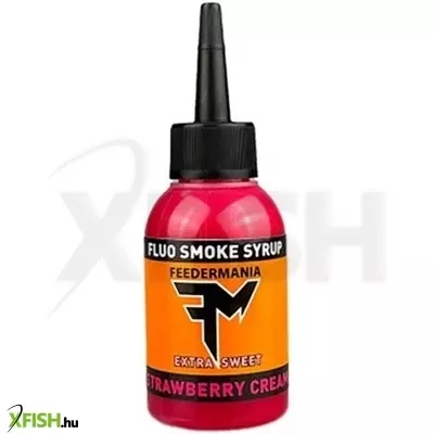 Feedermánia Fluo Smoke Tejszínes Eper Horgász Aroma 75 ml