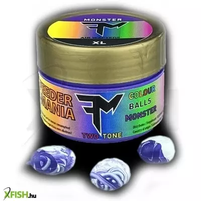 Feedermánia Colour Balls Two Tone Plasztik csali Monster Xl 6 db/doboz
