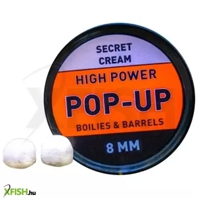 Feedermánia High Power Pop Up Bojli Secret Cream 8mm 14g
