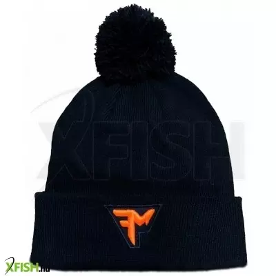 Feedermánia Beanie Pom Black Téli Sapka Fekete