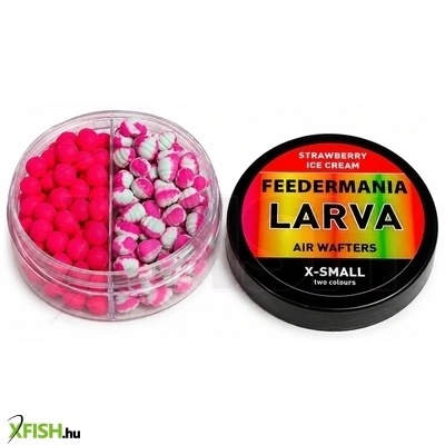 Feedermánia Larva Air Wafters Two Tone Xs Method Csali Eper Jégkrém 6-7mm 20g