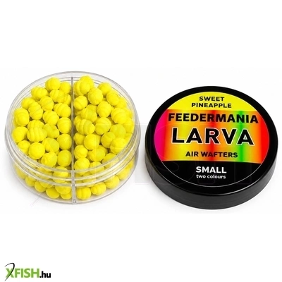 Feedermánia Larva Air Wafters Two Tone Method Csali S 8-9mm Édes Ananász 20g