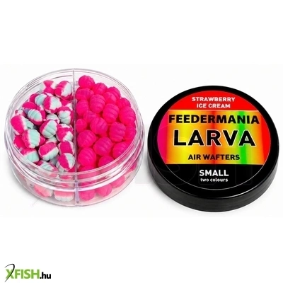 Feedermánia Larva Air Wafters Two Tone Method Csali S 8-9mm Eper Jégkrém 20g