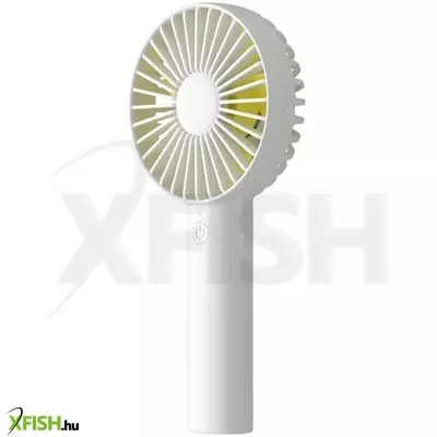 Jisulife fa21 white kézi ventilátor, 3 fokozat, 2000mah akkumulátor, fehér