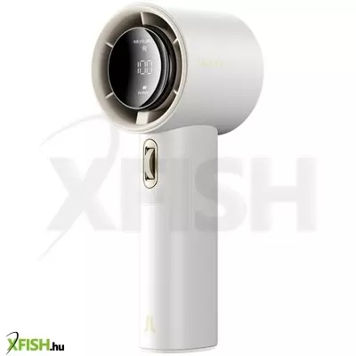 Jisulife fa53pro white kézi ventilátor, 2500mah akkumulátor, LED kijelző, fehér
