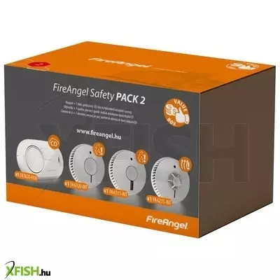 Fireangel safety pack 2 - gazdaságos co, füst és hőérzékelő vészjelző csomag