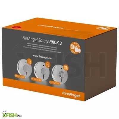 Fireangel safety pack 3 - gazdaságos  füst és hőérzékelő vészjelző csomag