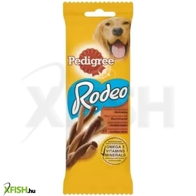 Pedigree Rodeo Jutalomfalat Marhahússal 123g