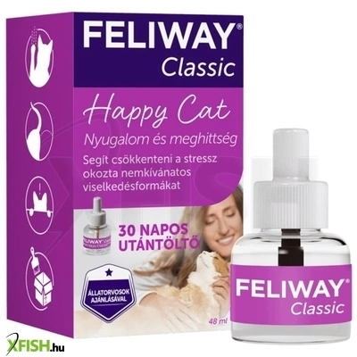 Feliway Classic Utántöltő Macskák Részére 48ml