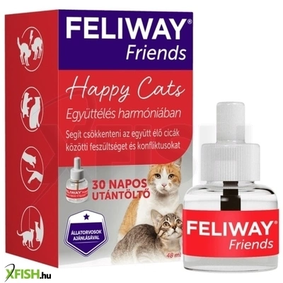 Feliway Friends Utántöltő Folyadék Párologtatóhoz Macskák Részére 48ml