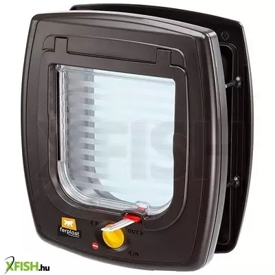 Ferplast swing 5 billenőajtó macskáknak, kis kutyáknak - barna