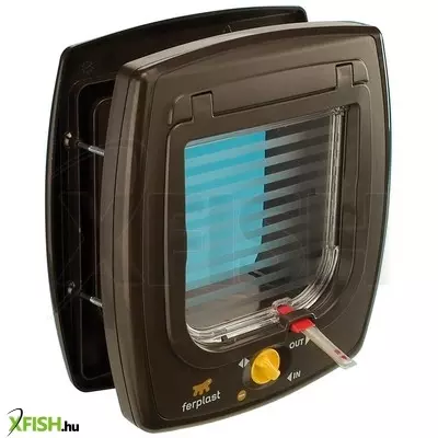 Ferplast swing 7 mágneszáras billenőajtó macskáknak - barna