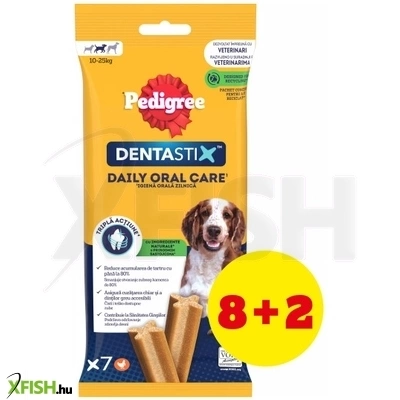Pedigree denta stix 7db medium/large 180g 8+2 copack