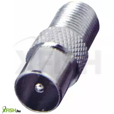 Use home ff 18 csatlakozó átalakító, koax dugó-f aljzat, fém, csavarható, egyenes kivitel