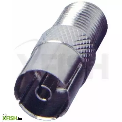 Use home ff 19 csatlakozó átalakító, koax aljzat-f aljzat, fém, csavarható, egyenes kivitel