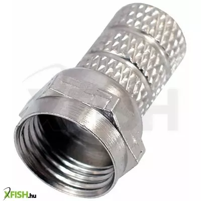 Use home ff21 f csatlakozódugó, fém, kh 3 kábelre tekerhető, egyenes kivitel