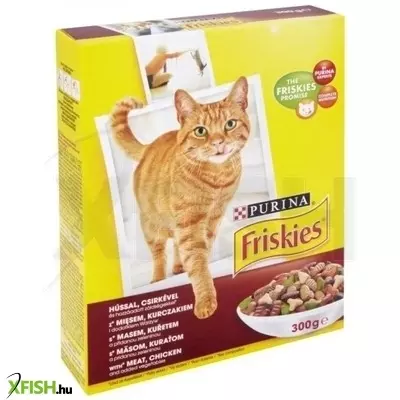 Friskies Száraz Macska Hús+Csirke+Zöldség 300g