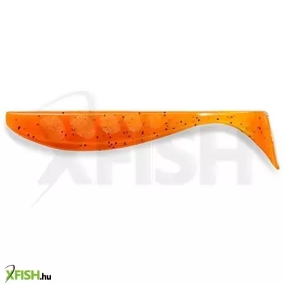 Fishup Wizzle Shad Gumihal 7,6 cm #049 Orange Pumpkin/Black 8 db/csomag