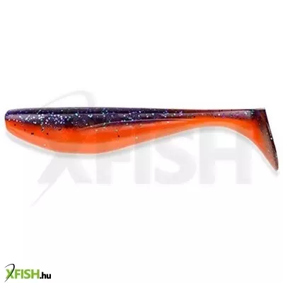 Fishup Wizzle Shad Gumihal 7,6 cm #207 Dark Violet/Orange 8 db/csomag