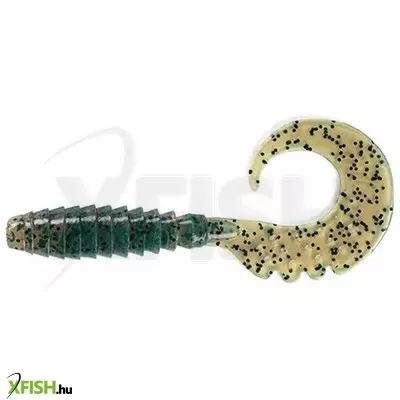 Fishup Fancy Grub Twister Motor Oil Pepper 5cm 10db/csomag