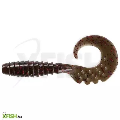 Fishup Fancy Grub Twister Green Pumpkin Brown Red Purple 5cm 10db/csomag