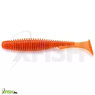 Fishup U-Shad Gumihal Orange Pumpkin Black 6.4cm 9db/csomag