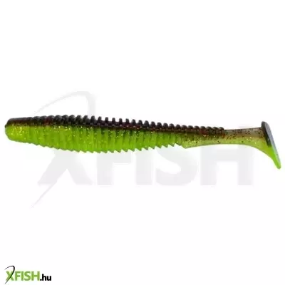 Fishup U-Shad Gumihal Green Pumpkin Flo Chartreuse 10.1cm 8db/csomag