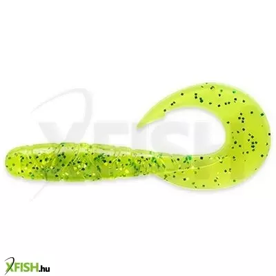 Fishup Mighty Grub Twister Flo Chartreuse Green 11.4cm 4db/csomag