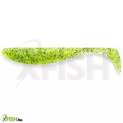 Fishup Wizzle Shad Gumihal Chartreuse Black 12.7cm 4db/csomag