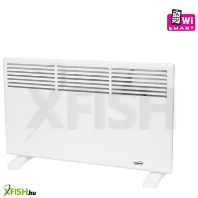 Home fk415wifi smart konvektor fűtőtest, falra szerelhető vagy szabadonálló 1500w, ipx4, LED kijelző