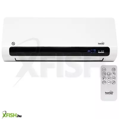 Home fkf 65221 fali ventilátoros fűtőtest, 1100/2200w, heti program, távirányító, fehér