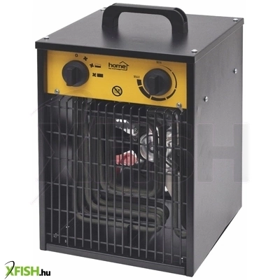 Home fki5 hordozható ventilátoros fűtőtest, max. 5000 w, 2 fokozat, termosztát, ipx4, dupla falú ház