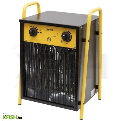 Home fki9 hordozható ventilátoros fűtőtest, max. 9000 w, 2 fokozat, termosztát, ipx4, dupla falú ház
