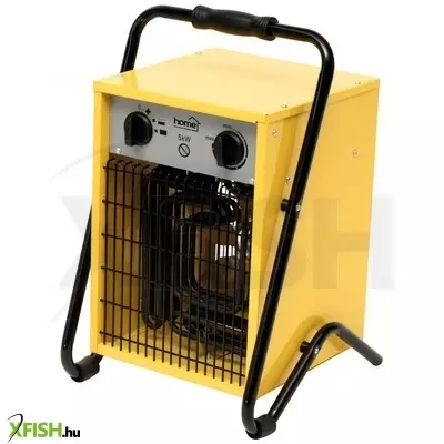 Home fki 50 hordozható elektromos ventilátoros ipari fűtőtest, 2500w/5000w, ipx4 védelem