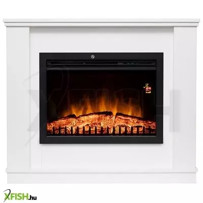 Home fkkf 01 + fkki 03 kit fkk bora bora beépíthető elektromos látványkandalló kerettel, fehér