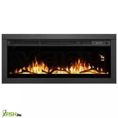 Home fkki08 beépíthető/fali elektromos látványkandalló, max. 2000 w, fényeffekt, 2 fokozat, heti időzítés, távirányító