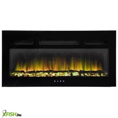 Home fkki 05 beépíthető vagy falra szerelhető elektromos látványkandalló, 1000w/2000w, heti program, távirányító