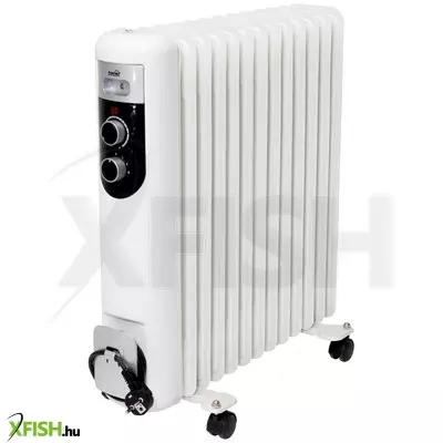 Home fkos 13 M elektromos olajradiátor, 1000w/1500w/2500w, 13 tagú, fehér