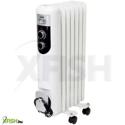 Home fkos 7 M elektromos olajradiátor, 600w/900w/1500w, 7 tagú, fehér