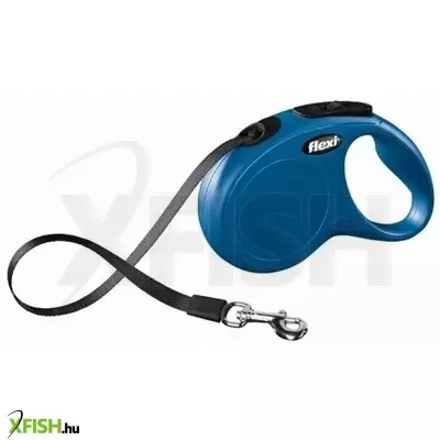 flexi new classic szalagos automata póráz m 5m 25kg-ig kék