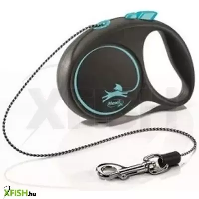 Flexi Black Design zsinóros automata póráz XS 3m 8kg-ig kék