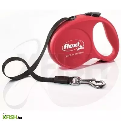 Flexi Fun 3m szalagos automata póráz XS 12kg-ig piros