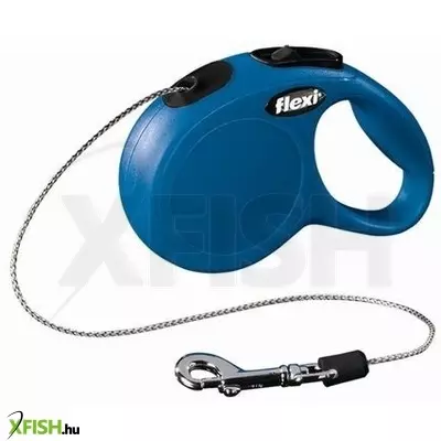 Flexi New Classic zsinóros automata póráz XS 3m 8kg-ig kék